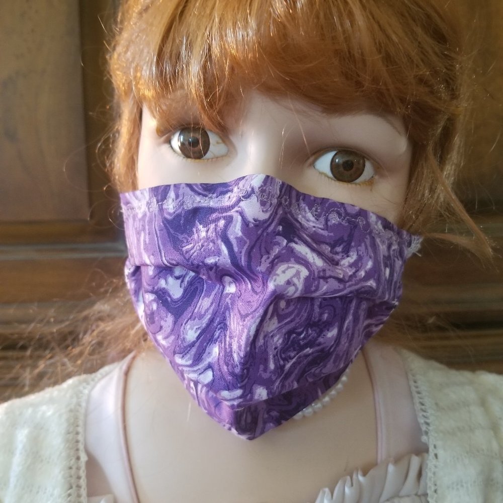 Kid Size Mask w/ Silver & Copper Filters- Purple